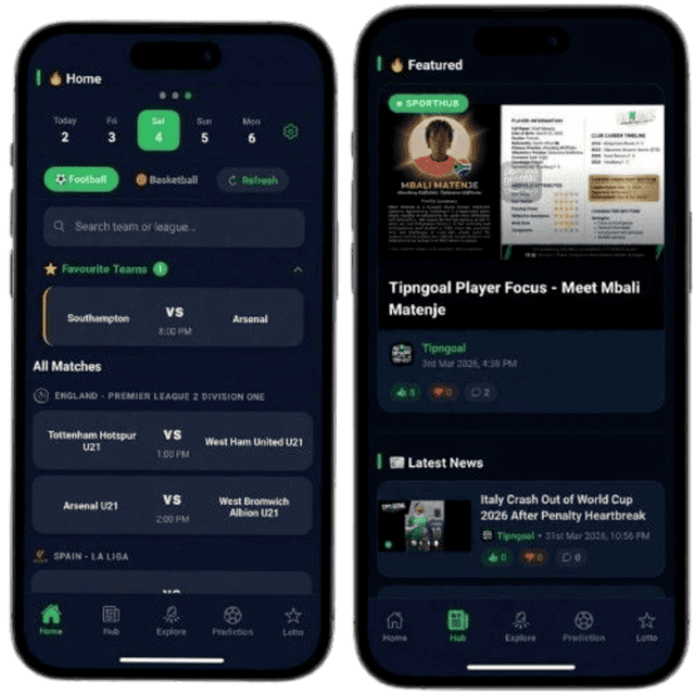 TipNGoal App Preview